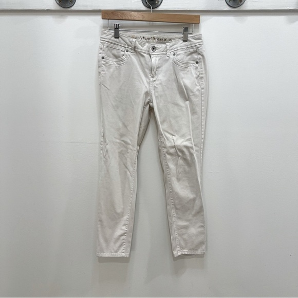 Simply Vera Vera wang white chino jeans - Picture 1 of 14